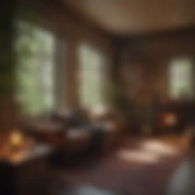 Creating a Comforting Reading Environment A cozy reading nook with a book and tea