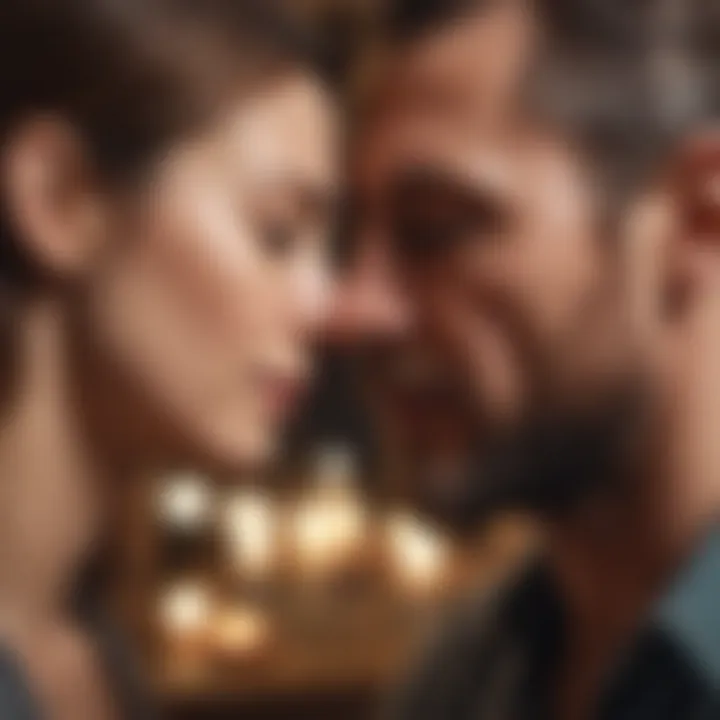 A heartwarming scene depicting emotional closeness.