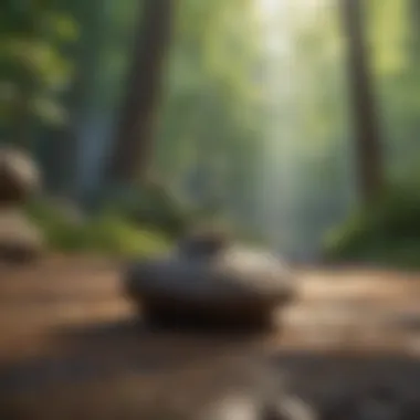 Mindfulness as a Gateway to Positivity A calm scene highlighting mindfulness practices such as meditation.