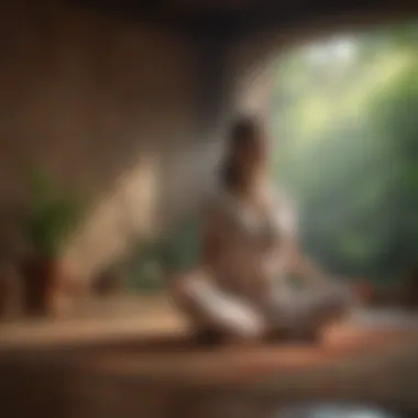 A serene environment for meditation