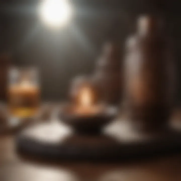 A collection of meditation tools and accessories