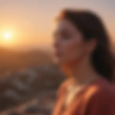 Embracing Resilience in Self-Esteem A vibrant sunrise representing resilience