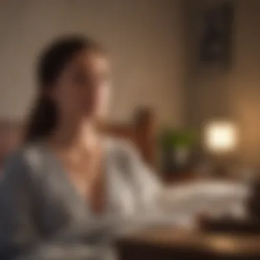 Establishing an Evening Routine for Enhanced Rest A cozy evening routine emphasizing lifestyle adjustments