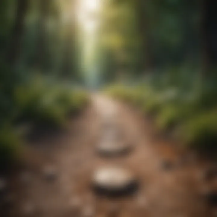 A vibrant path symbolizing new beginnings and clarity