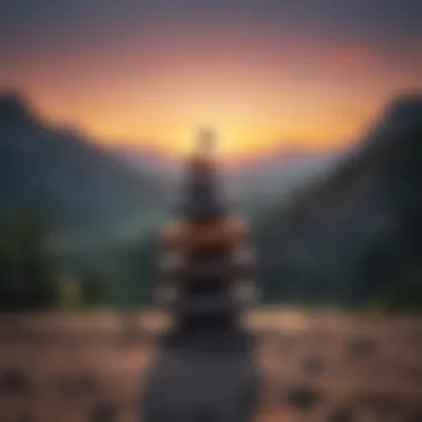 Cultivating Self-Awareness Visual representation of emotional balance and self-awareness.