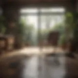 Tranquil workspace promoting relaxation