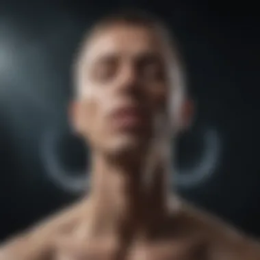 Harnessing Breath for Anxiety Management Visual representation of deep breathing techniques