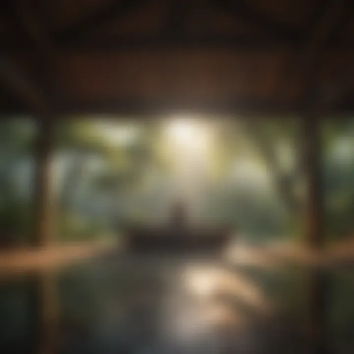 A peaceful setting for relaxation and reflection