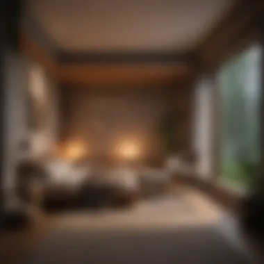Optimal Spaces for Pre-Sleep Activities A cozy reading nook with soft lighting