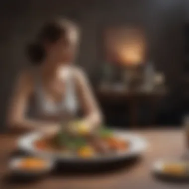 Nourishing the Body for Mental Clarity A balanced meal highlighting mindful eating practices
