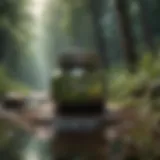 A serene landscape promoting calmness and mindfulness
