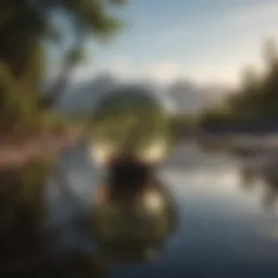 A serene landscape reflecting inner peace