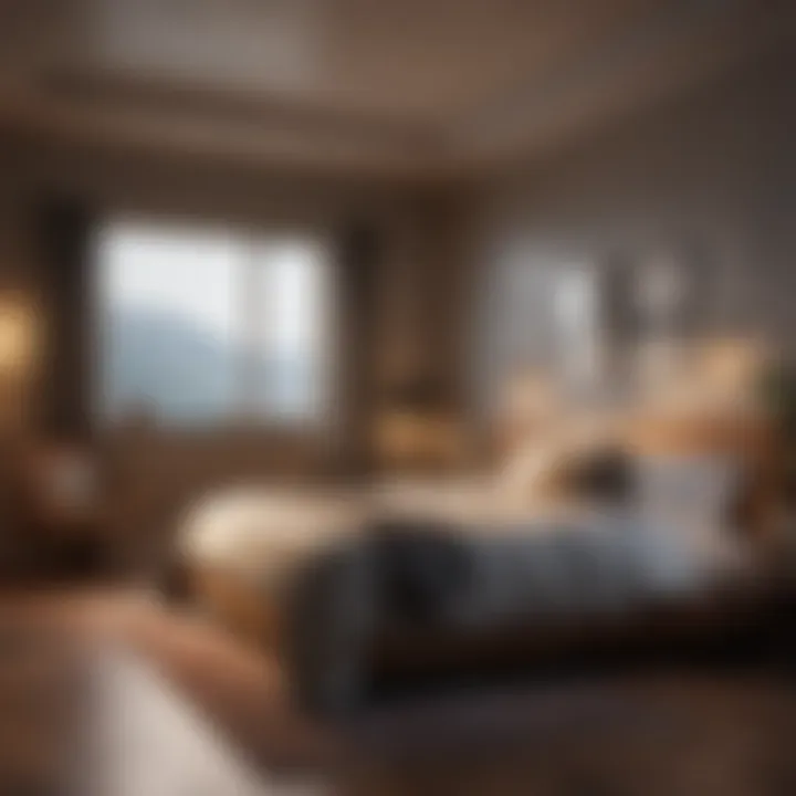 A cozy bedroom setting promoting relaxation