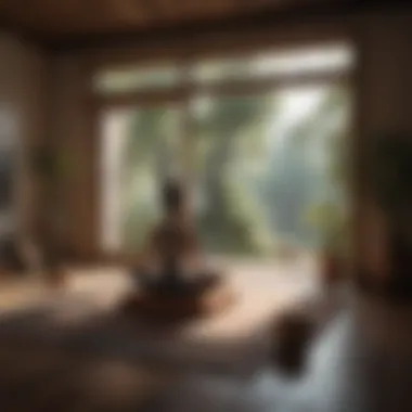 Creating a Mindful Haven A cozy meditation space highlighting mindfulness practice.