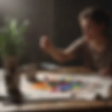 Creativity as a Distraction Engaging in a creative activity like painting