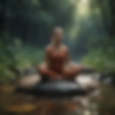 Mindfulness for Clarity A person practicing mindfulness in a peaceful setting