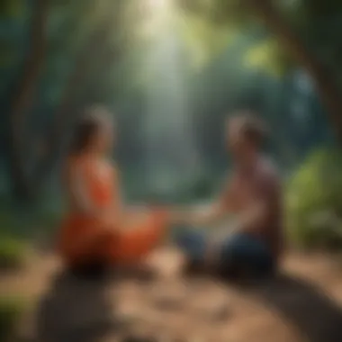 Cultivating Joyful Connections A joyful scene showcasing positive interactions