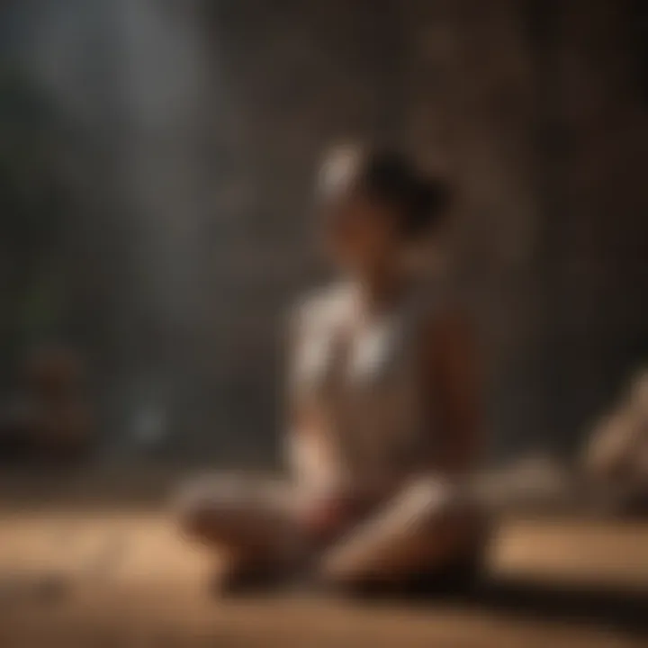Meditative practice fostering mindfulness