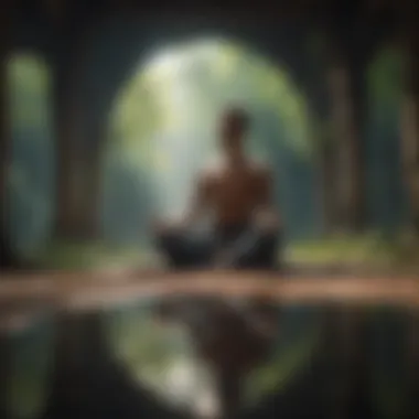 Meditation for Mental Clarity Meditation practice illustrating mental well-being.