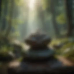 A serene landscape promoting mindfulness and peace.