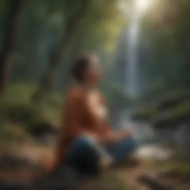 Embracing Mindfulness in Nature A serene landscape promoting mindfulness and mental clarity.