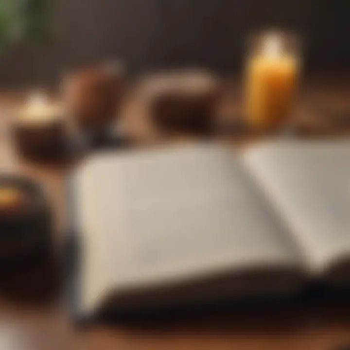 A journal filled with positive affirmations