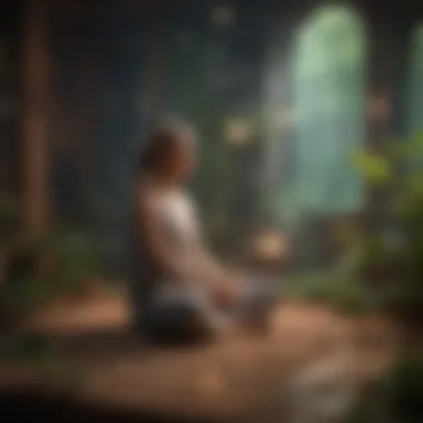 A serene space conducive to emotional support