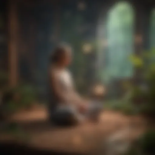 A serene space conducive to emotional support