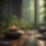 A serene environment promoting calmness