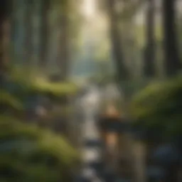 A peaceful nature scene reflecting tranquility