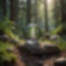 A serene landscape representing mental clarity
