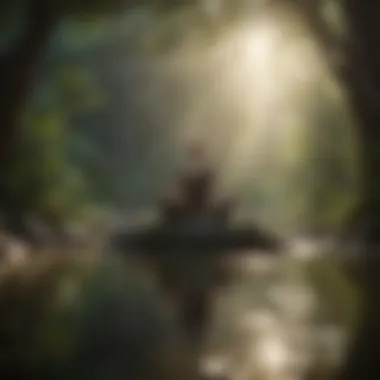 Cultivating Inner Peace Calm meditation scene fostering emotional resilience
