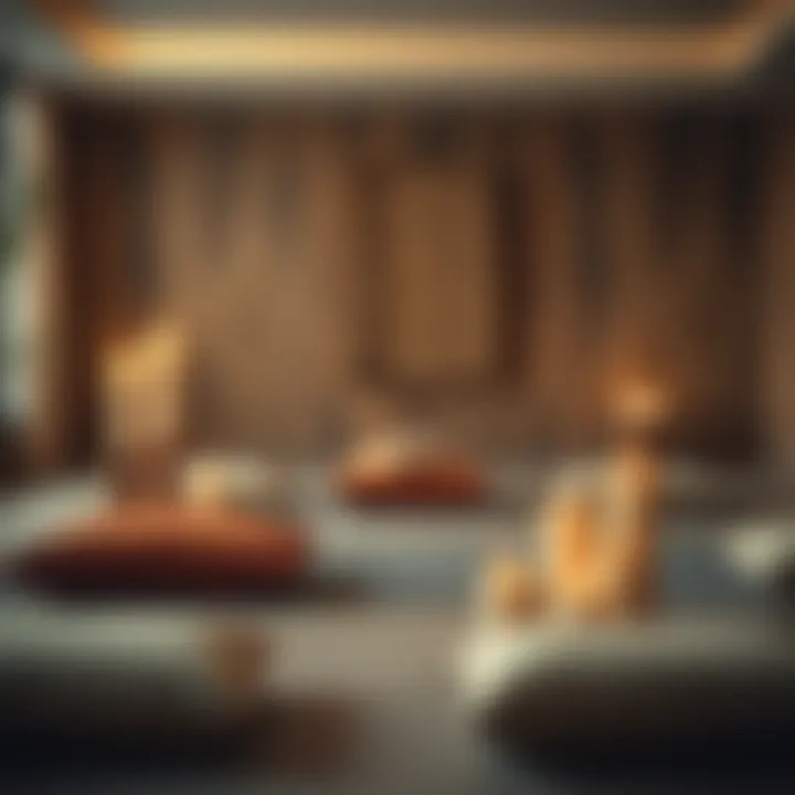 Creating Your Ideal Meditation Space Meditative space with cushions and candles