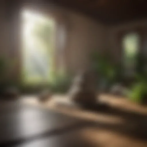 Tranquil setting for meditation