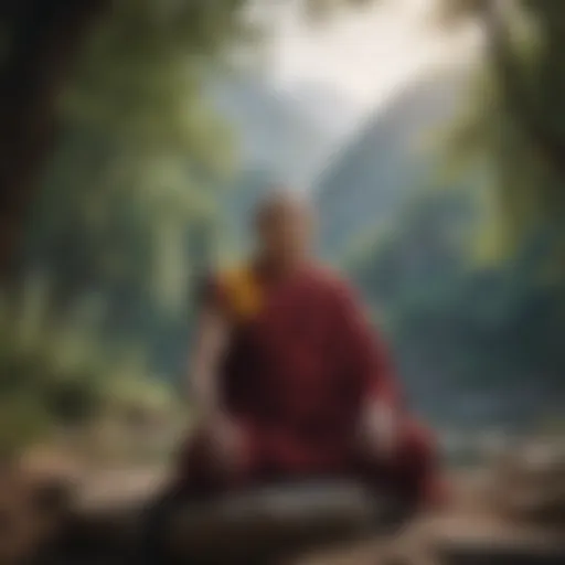 A serene landscape embodying peace and tranquility