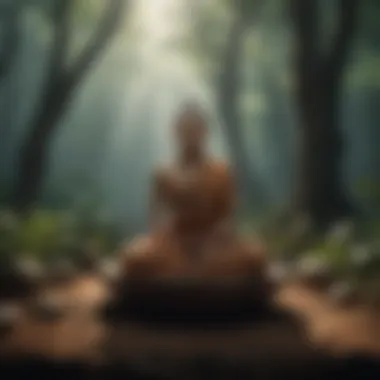 Exploring the Roots of Meditation Ancient meditation practices depicted through traditional symbols