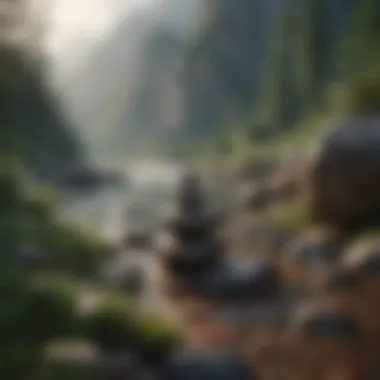 Inner Strength in Nature A serene landscape representing inner peace and strength.