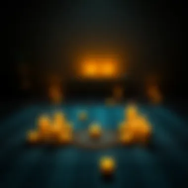 A peaceful meditation space with candles representing mindfulness