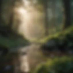 Inspiring landscape symbolizing hope and healing