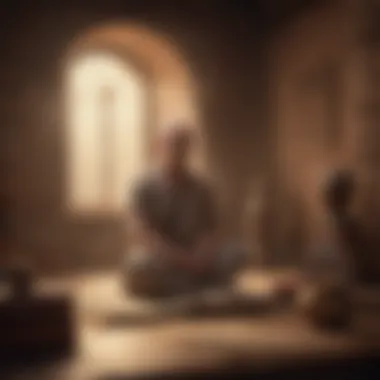 Wisdom of the Ages Ancient texts illustrating meditation