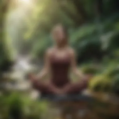 Connecting with Nature Guided meditation session in nature