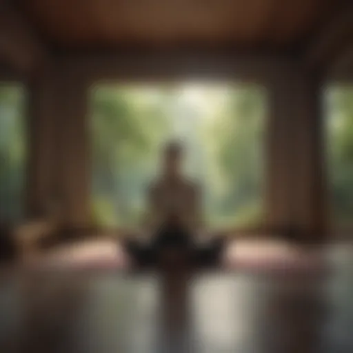 A serene space for meditation