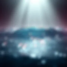 Melodic waves representing emotional healing