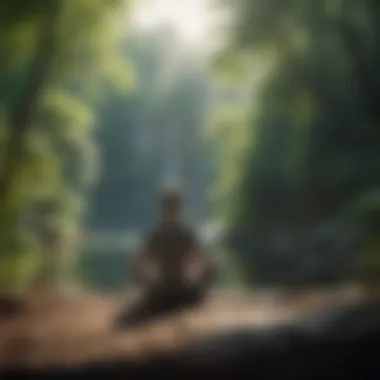 Incorporating Mindfulness in Daily Life Mindfulness techniques illustrated with calming nature scenery