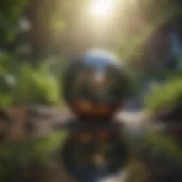 A serene landscape representing inner peace