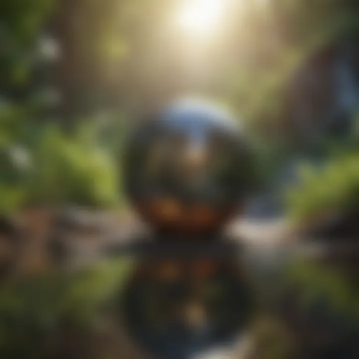 A serene landscape representing inner peace