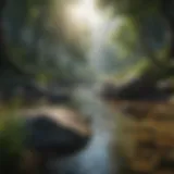 A serene landscape representing tranquility and peace of mind