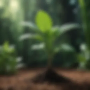 Cultivating Growth and Resilience A vibrant plant representing growth and resilience.