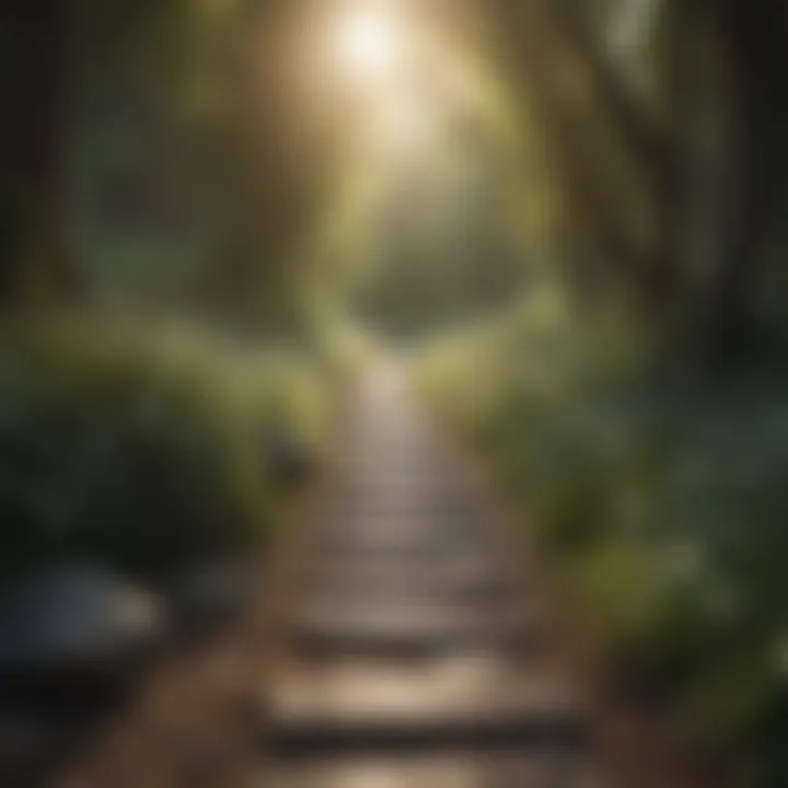 A serene landscape symbolizing inner peace and clarity