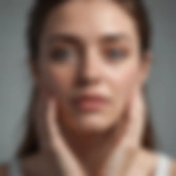 Illustration of emotional struggles related to self-worth